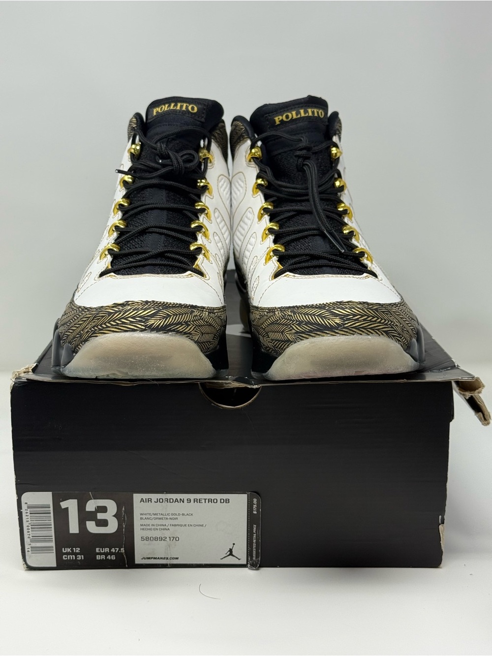 Size 13-Nike Air Jordan 9 Doernbecher Pollito #580892-170